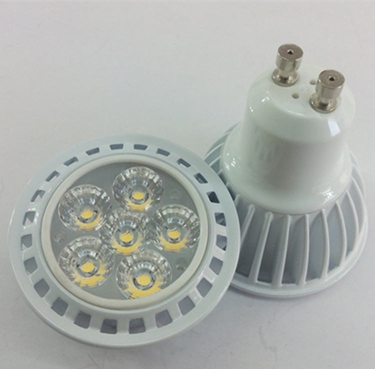 白色直纹6X1W光面GU10