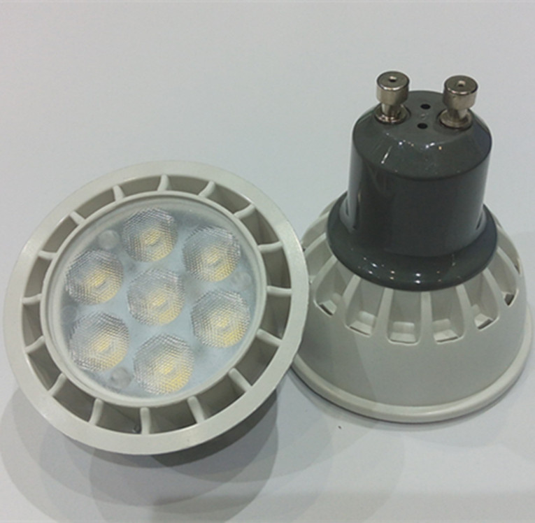 25-G塑包铝7X1珠面-GU10灰色